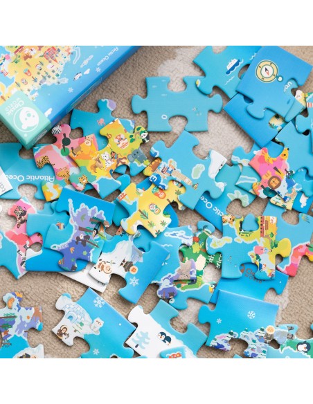 CLASSIC WORLD World Map Puzzle - Educational Toy For Children