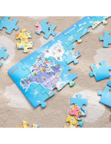 CLASSIC WORLD World Map Puzzle - Educational Toy For Children