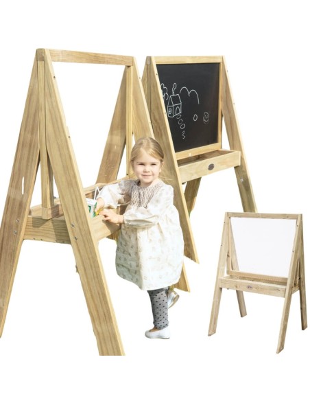Wooden Educational Easel CLASSIC WORLD - Creative Fun