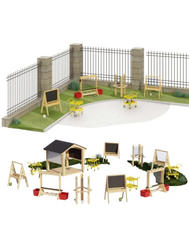 Drewniana Sztaluga Edukacyjna CLASSIC WORLD - Kreatywna Zabawa