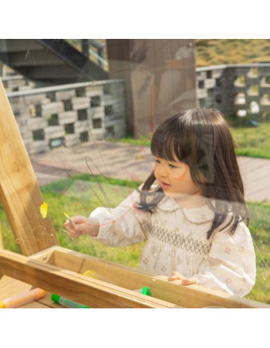 Wooden Educational Easel CLASSIC WORLD - Creative Fun