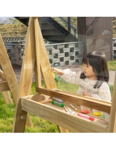 Wooden Educational Easel CLASSIC WORLD - Creative Fun 2