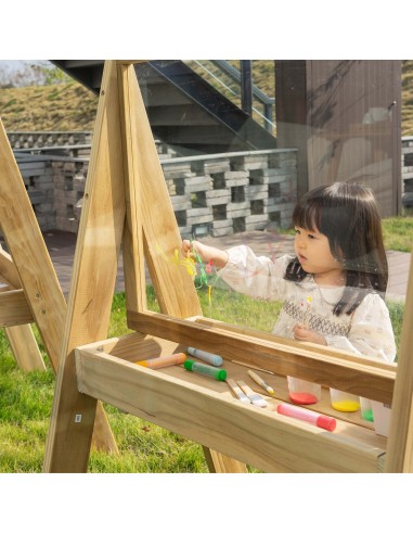 Wooden Educational Easel CLASSIC WORLD - Creative Fun