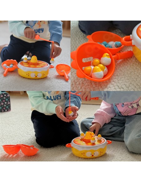 WOOPIE 4-in-1 Catapult Chick Fishing Arcade Game