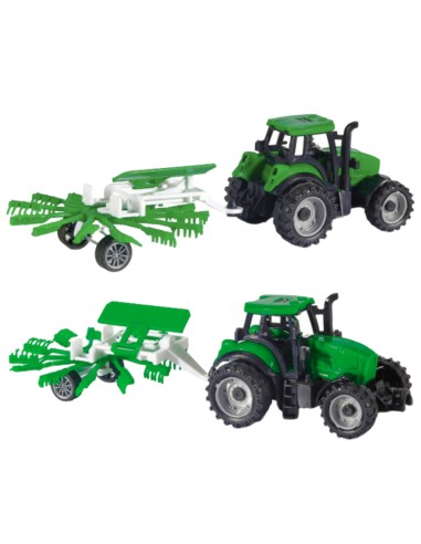 WOOPIE Farm Tractor with Rake - Toy for Children