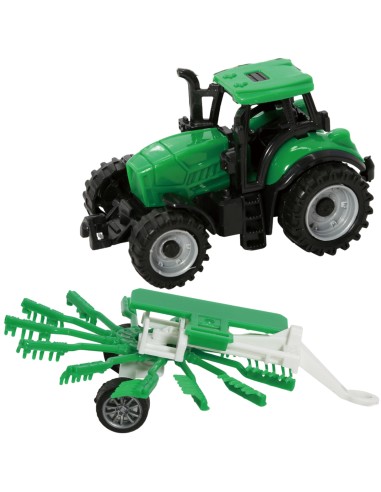 WOOPIE Farm Tractor with Rake - Toy for Children