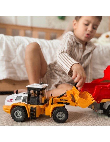 WOOPIE Excavator Loader 1:16 with Light and Sound Effects