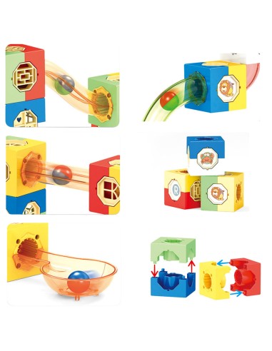 WOOPIE Marble Track - 3D Blocks Construction Set