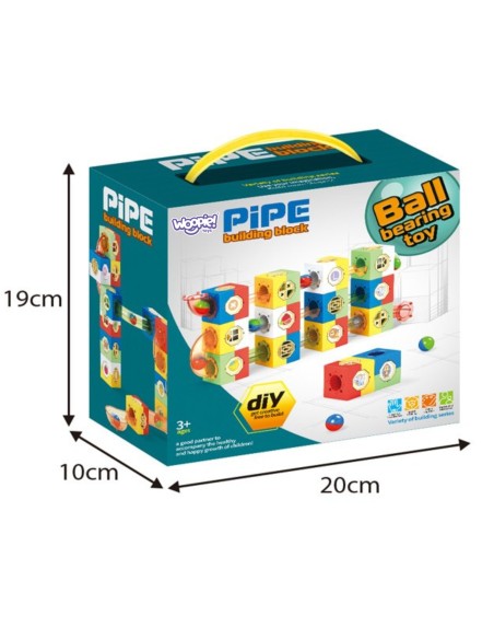 WOOPIE Marble Track - 3D Blocks Construction Set