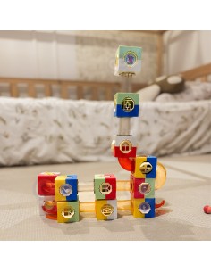 WOOPIE Marble Track - 3D Blocks Construction Set 2