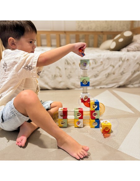 WOOPIE Marble Track - 3D Blocks Construction Set