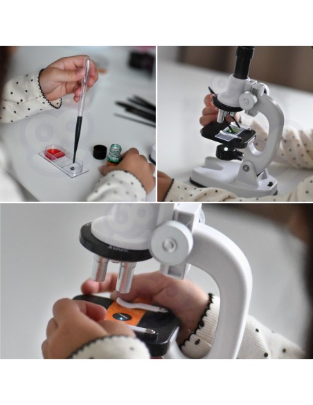 WOOPIE LED 1200x Digital Microscope with Smartphone Adapter