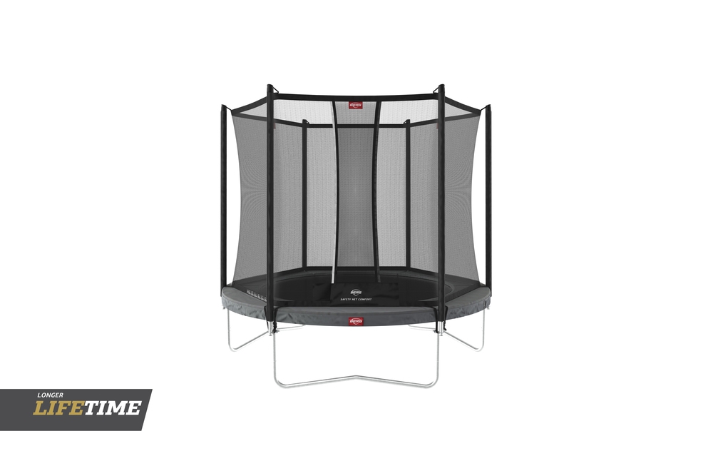 Trampolina favorit gray 270 cm + siatka comfort