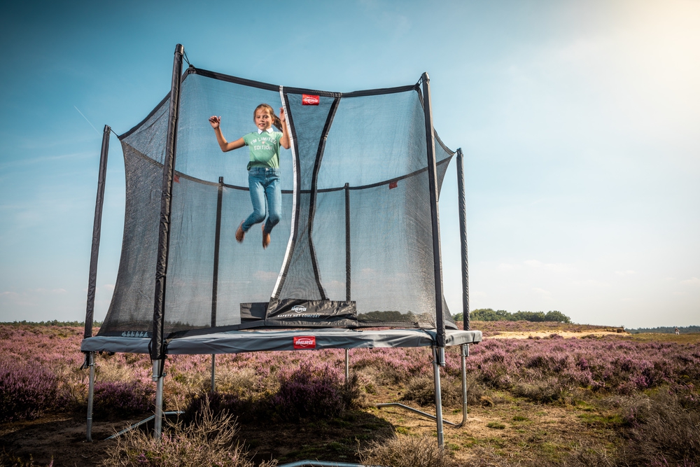 Trampolina favorit gray 270 cm + siatka comfort