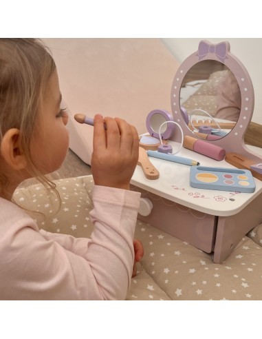 Viga Wooden Dressing Table with Accessories - Princess Corner