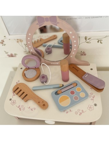 Viga Wooden Dressing Table with Accessories - Princess Corner