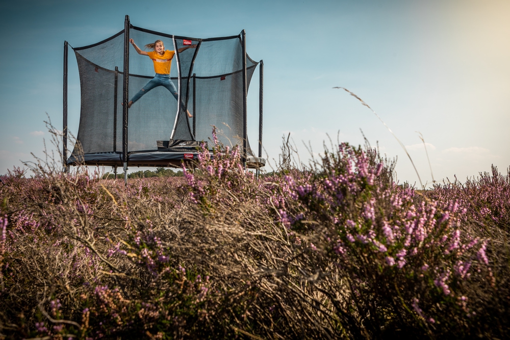 Trampolina favorit gray 270 cm + siatka comfort