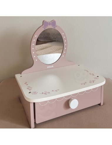 Viga Wooden Dressing Table with Accessories - Princess Corner