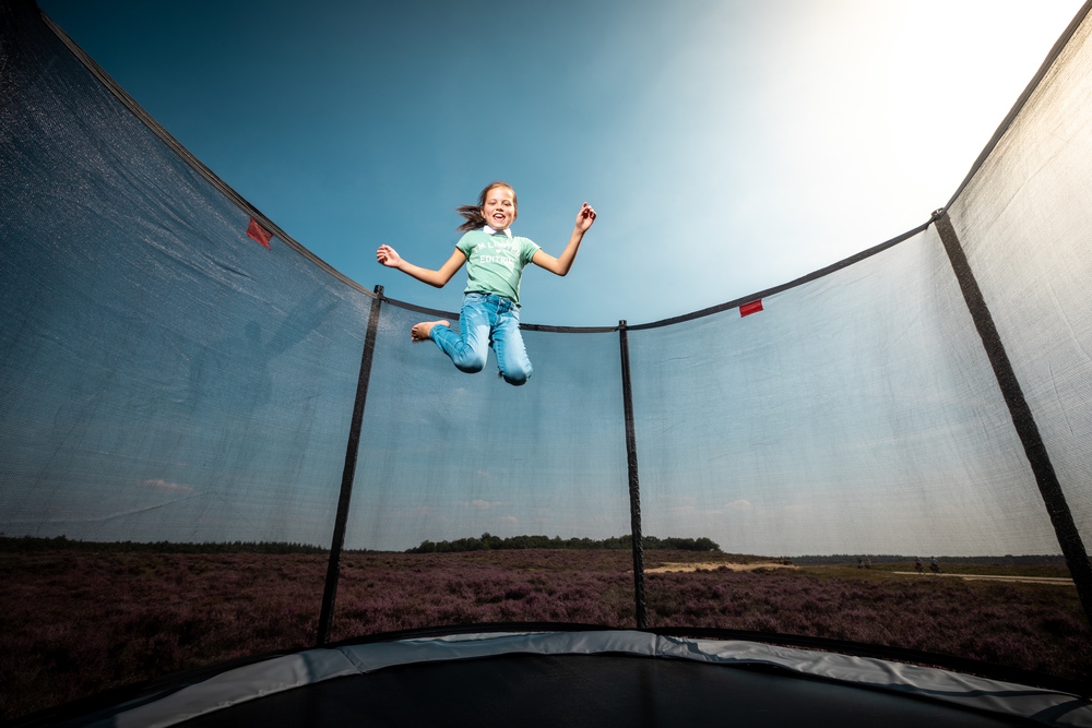 Trampolina favorit gray 270 cm + siatka comfort