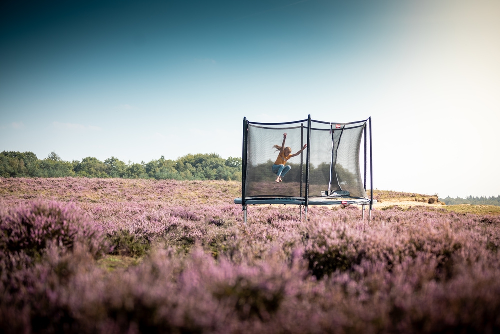Trampolina favorit gray 270 cm + siatka comfort