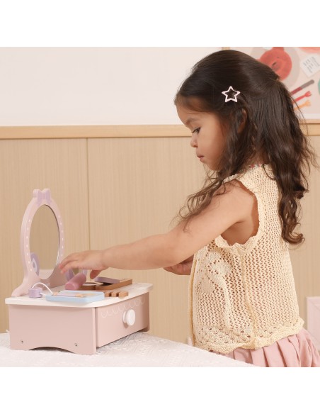 Viga Wooden Dressing Table with Accessories - Princess Corner