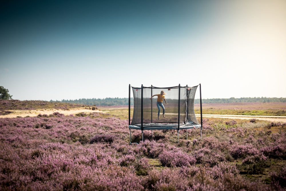 Trampolina favorit gray 270 cm + siatka comfort