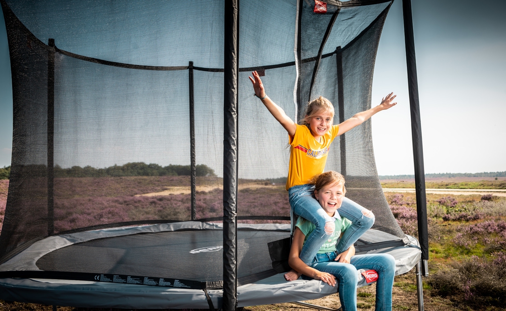 Trampolina favorit gray 270 cm + siatka comfort