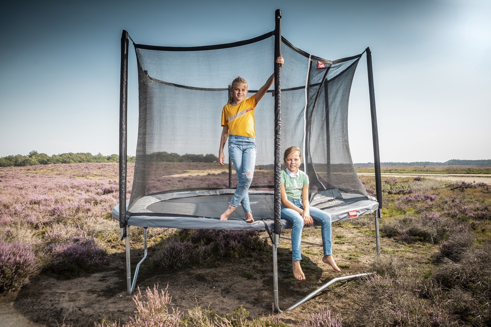 Trampolina favorit gray 270 cm + siatka comfort