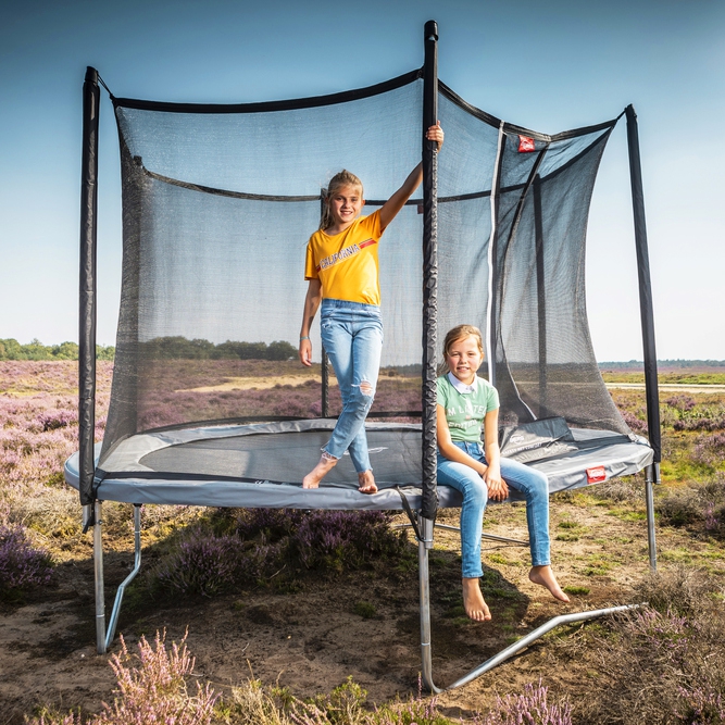 Trampolina favorit gray 270 cm + siatka comfort