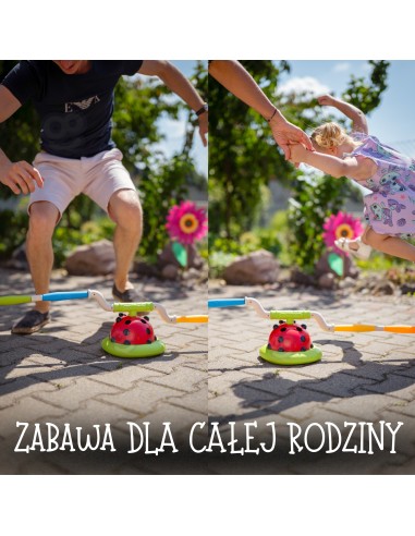 WOOPIE 3-in-1 Arcade Game - Launcher, Jump Rope, Throw at the Target