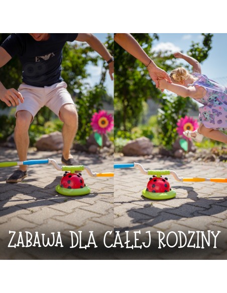 WOOPIE 3-in-1 Arcade Game - Launcher, Jump Rope, Throw at the Target