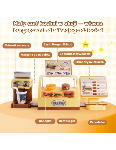 BIG BURGER - Mini Burger Shop su WOOPIE | Geriausias greitas maistas
