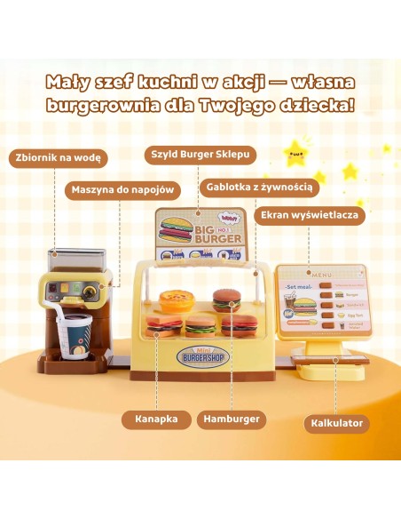 BIG BURGER - Mini Burger Shop w WOOPIE | Najlepsze Fast Food