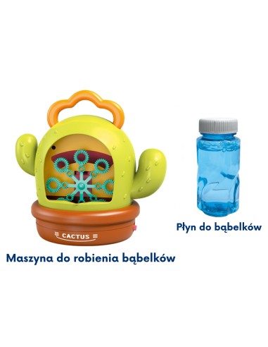 WOOPIE interaktyvus kaktusas – muilo burbulų mašina