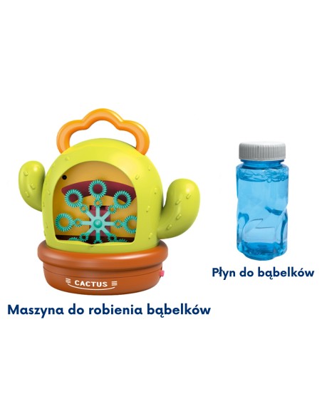 WOOPIE interaktyvus kaktusas – muilo burbulų mašina
