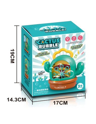 WOOPIE Interactive Cactus - Bubble Machine