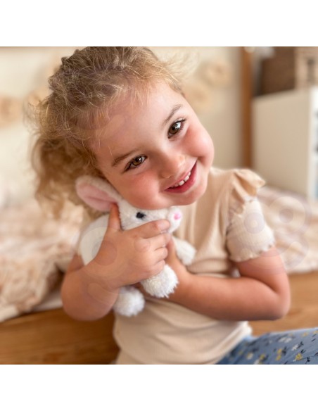 WOOPIE Bunny Interactive Plush Toy with Carrot White