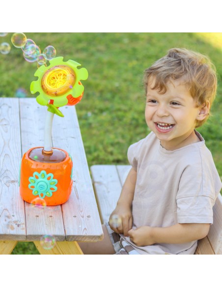Interactive Sunflower WOOPIE - Soap Bubble Machine