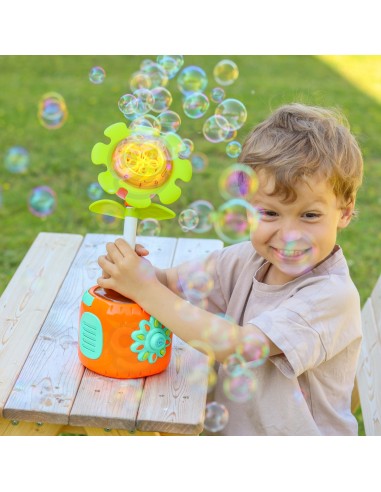 Interactive Sunflower WOOPIE - Soap Bubble Machine