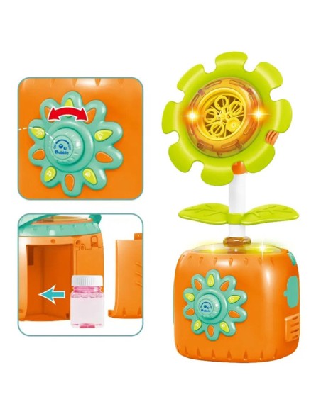 Interactive Sunflower WOOPIE - Soap Bubble Machine