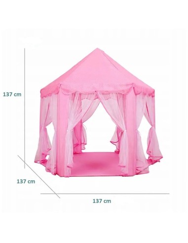 WOOPIE Princess Castle Tent XXL - House for Home and Garden
