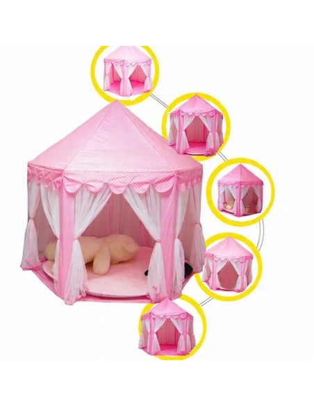 WOOPIE Princess Castle Tent XXL - House for Home and Garden