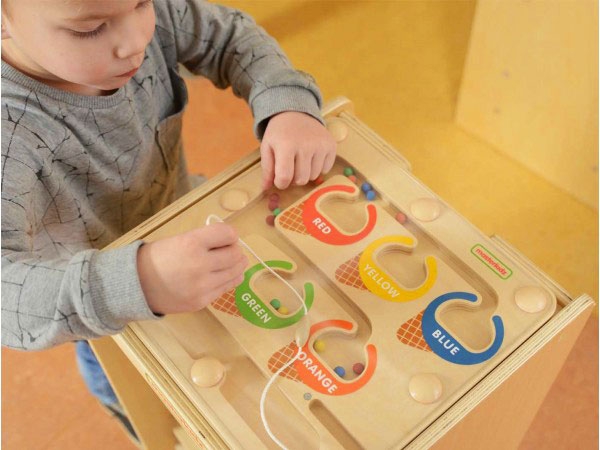 Labirynt magnetyczny sorter kolorów edu