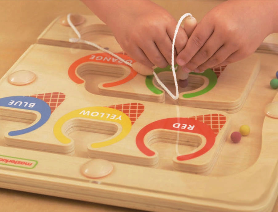 Labirynt magnetyczny sorter kolorów edu
