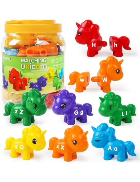 Figurki Montessori Jednorożce - Zestaw Edukacyjny 13 el.