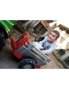 Rolly Toys Przyczepa Farm Czerwona 2