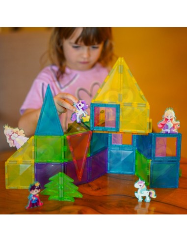 Woopie's Fairytale Castle Magnetic Blocks - 55 building blocks