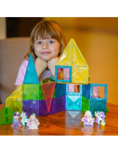 Woopie's Fairytale Castle Magnetic Blocks - 55 building blocks