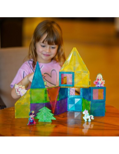 Magnetische Bausteine Märchenschloss Woopie – 55 Elemente zum Bauen