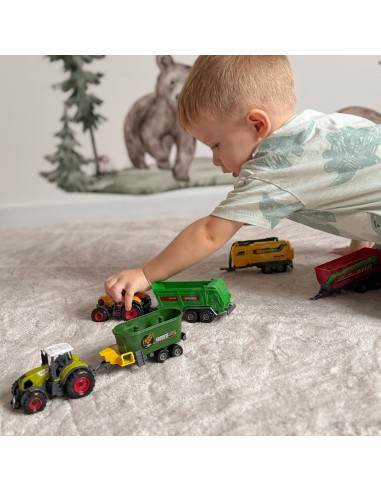 Traktoren-Set mit Anhängern Woopie – bewegliche Elemente, Farm